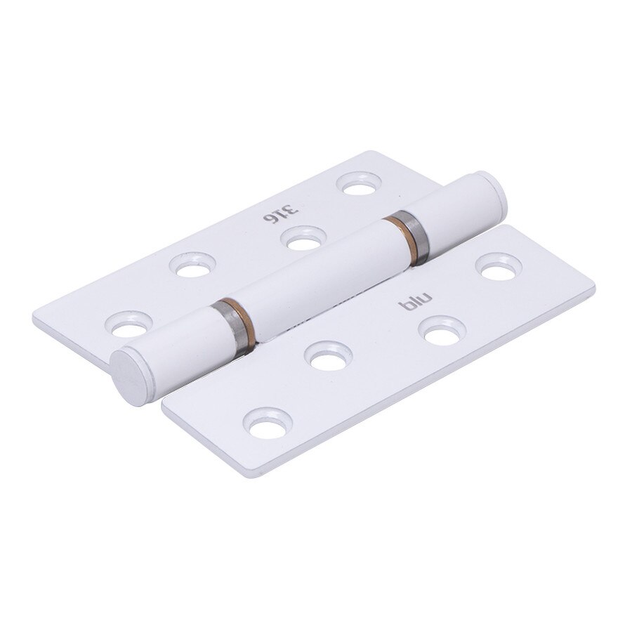 white stainless steel butt hinge